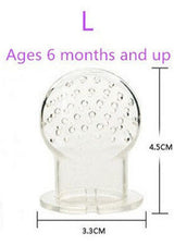 Momy And Angel Safe Baby Bottles Size S-M-L 4 Colors Nipple Fresh Food Milk Nibbler Feeder Feeding Tool For Children 's Day Gift