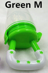 Momy And Angel Safe Baby Bottles Size S-M-L 4 Colors Nipple Fresh Food Milk Nibbler Feeder Feeding Tool For Children 's Day Gift
