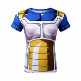 HIGH QUALITY CLASSIC ANIME DRAGON BALL Z SUPER SAIYAN 3D T SHIRT VEGETA GOKU ARMOUR FITNESS TIGHTS WOMEN MEN CASUAL TEE SHIRTS