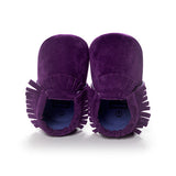 Hot PU Suede Leather Newborn Baby Boy Girl Baby Moccasins Soft Moccs Shoes Bebe Fringe Soft Soled Non-slip Footwear Crib Shoe