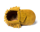 Hot PU Suede Leather Newborn Baby Boy Girl Baby Moccasins Soft Moccs Shoes Bebe Fringe Soft Soled Non-slip Footwear Crib Shoe