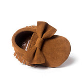 Hot PU Suede Leather Newborn Baby Boy Girl Baby Moccasins Soft Moccs Shoes Bebe Fringe Soft Soled Non-slip Footwear Crib Shoe