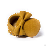 Hot PU Suede Leather Newborn Baby Boy Girl Baby Moccasins Soft Moccs Shoes Bebe Fringe Soft Soled Non-slip Footwear Crib Shoe