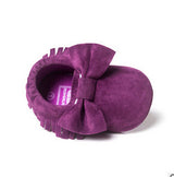 Hot PU Suede Leather Newborn Baby Boy Girl Baby Moccasins Soft Moccs Shoes Bebe Fringe Soft Soled Non-slip Footwear Crib Shoe