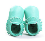 Hot PU Suede Leather Newborn Baby Boy Girl Baby Moccasins Soft Moccs Shoes Bebe Fringe Soft Soled Non-slip Footwear Crib Shoe