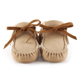 Spring Newborn Girls Fringe Anti-skid First Walkers Autumn Bowknot Kids Girl Cack Slip On Shallow Shoes