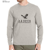 RFBEAR Brand 2016 Autumn Mens Long Sleeve t shirt Tracksuit Men Long-Sleeved T-Shirt Men Crewneck fashion Printed
