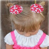 2PC Headband Unisex High Quality Baby Kids Girl Infant Solid Flower Headband Hair Band Headwear Cute Style Headscarf