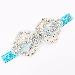 38cm 2-36Months New DesignPrincess Baby Girls Head Accessories Hair band Baby Party Rhinestone Bowknot Beautiful Headwear