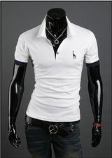 2015 Special Supply 10 Color Freeshipping  Full Cotton  Fashion New Fitting Short Sleeved T-shirt