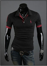2015 Special Supply 10 Color Freeshipping  Full Cotton  Fashion New Fitting Short Sleeved T-shirt
