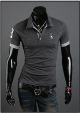 2015 Special Supply 10 Color Freeshipping  Full Cotton  Fashion New Fitting Short Sleeved T-shirt
