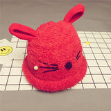 2016 New Arrival Cute Cat Design Hat Winter Wool Cap Baby Boys/Girls Cute Hat  New Fashion Warming Plush Child Hat