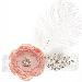 High Quality Fashion Design Baby Girls Head Accessories Hair band Party Flower Diamond Feather Headwear Baby Care