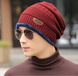 2016 New Fashion Winter Warm Knit Hat Autumn Winter Men Women High Quality Baggy Wool Knitted Hats 5 Colors