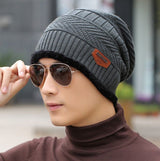 2016 New Fashion Winter Warm Knit Hat Autumn Winter Men Women High Quality Baggy Wool Knitted Hats 5 Colors