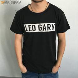 Men Fashion Men's Tops Tees 2016 Brand Clothing Summer Style Cotton O-neck Short Sleeve t shirt Letter Print Casual Men t-shirt