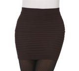 Hot Sale 2016 New Fashion Summer Women Skirts High Waist Solid  Elastic Pleated Short Skirt  Office Lady Mini Skirts