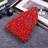 High Quality  Beanie Hats Children Fashion Knit Sweater Cap Hats Winter Warm Knitted Hats