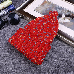 High Quality  Beanie Hats Children Fashion Knit Sweater Cap Hats Winter Warm Knitted Hats