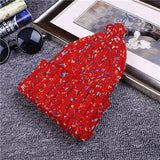 High Quality  Beanie Hats Children Fashion Knit Sweater Cap Hats Winter Warm Knitted Hats