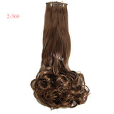 False Hair Extensions Synthetic Hair with Clip 8pcs 18 Clips in Hair Extension 20" Long Curly  Hairpiece Heat Resistant Hair