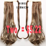 pony Tails ponytails hair pieces 22" Synthetic Hair Long Cruly Clip In Ribbon Ponytail Hair Extensions curly Hairpiece Fake Hair