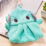 Baby Nursery Hand Towel baby bath towels Toddler Soft Plush Cartoon Animal Wipe Hanging Bathing Towel For Children Bathroom 2016
