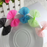 5pair/10Pcs 2 Inch Ribbon Hairbow Girls hair top hair clip For Girl Dot/Print Bow Hairpin Baby Children accessories gum for hair