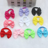 5pair/10Pcs 2 Inch Ribbon Hairbow Girls hair top hair clip For Girl Dot/Print Bow Hairpin Baby Children accessories gum for hair