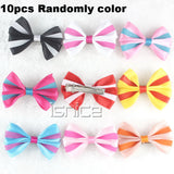 5pair/10Pcs 2 Inch Ribbon Hairbow Girls hair top hair clip For Girl Dot/Print Bow Hairpin Baby Children accessories gum for hair