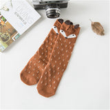 2017 Cartoon Fox Baby Socks  Cute Knee Leg Warmers Unisex Girl Boy Socks Child Infant Baby Clothes Wear