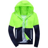 2017 Stylish Fashion High Quality  Jacket Coats, Men Causal Hooded  Jacket,Men Thin Windbreaker Zipper Coats Outwear