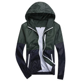 2017 Stylish Fashion High Quality  Jacket Coats, Men Causal Hooded  Jacket,Men Thin Windbreaker Zipper Coats Outwear