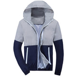 2017 Stylish Fashion High Quality  Jacket Coats, Men Causal Hooded  Jacket,Men Thin Windbreaker Zipper Coats Outwear