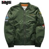 Plus Size 4XL 5XL Men Bomber Jacket 2016 Air Force One Hip Hop Patch Designs Slim Fit Pilot Bomber Jacket Coat Men Jackets,YA372