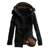 Plus Size Size M-5XL New Men's Slim Long 100% Cotton Thick Winter Snow Warm Jacket Faux Fur Coat Parkas,4 Colors,FZC01,Free Ship