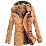 Plus Size Size M-5XL New Men's Slim Long 100% Cotton Thick Winter Snow Warm Jacket Faux Fur Coat Parkas,4 Colors,FZC01,Free Ship