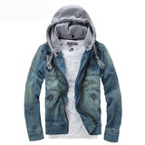 2017 New Hot selling Casual Fashion Men's Denim Jacket High Qality Comfortable Male Cowboy Jacket Plus Size M-XXXL MWJ089