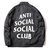 ANTI SOCIAL SOCIAL CLUB Windbreaker Jackets Men ASSC Logo Hip Hop Yeezy Season Nylon Box Jaket Treinador Bomber Alfa Ceket Coats
