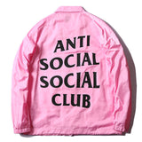 ANTI SOCIAL SOCIAL CLUB Windbreaker Jackets Men ASSC Logo Hip Hop Yeezy Season Nylon Box Jaket Treinador Bomber Alfa Ceket Coats
