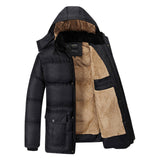 TANGNEST Men Coat  2017 Thick Warm Winter Hot Selling Bew Arrival Cotton-padded Coat Fittness Comfortable Plus Size 5XL MWM1001