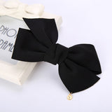 New Arrival Big Solid Cloth Bows Hair Clips Hairpins Hair Accessories for Women Girl Wedding Hair Jewelry