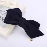 New Arrival Big Solid Cloth Bows Hair Clips Hairpins Hair Accessories for Women Girl Wedding Hair Jewelry