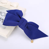New Arrival Big Solid Cloth Bows Hair Clips Hairpins Hair Accessories for Women Girl Wedding Hair Jewelry
