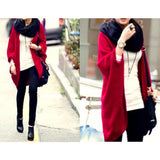 IMC Women's Batwing Top Knit Cape Cardigan three quarter sleeve Knitwear