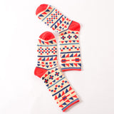 Colour men/women crew cotton happy socks british style casual harajuku designer brand fashion novelty art for couple funny