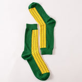 Colour men/women crew cotton happy socks british style casual harajuku designer brand fashion novelty art for couple funny