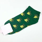 [COSPLACOOL] New Cute fruit color love candy color cotton sock summer style women's socks  women's thin sock slippers