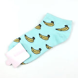 [COSPLACOOL] New Cute fruit color love candy color cotton sock summer style women's socks  women's thin sock slippers